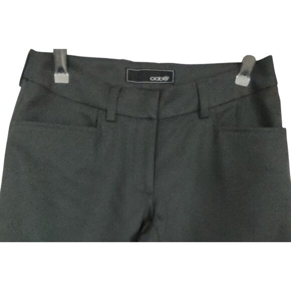 oobe Pants Womens 8 x 31" Gray Polyester Flat Front skinny leg Uniform Work - Picture 3 of 8